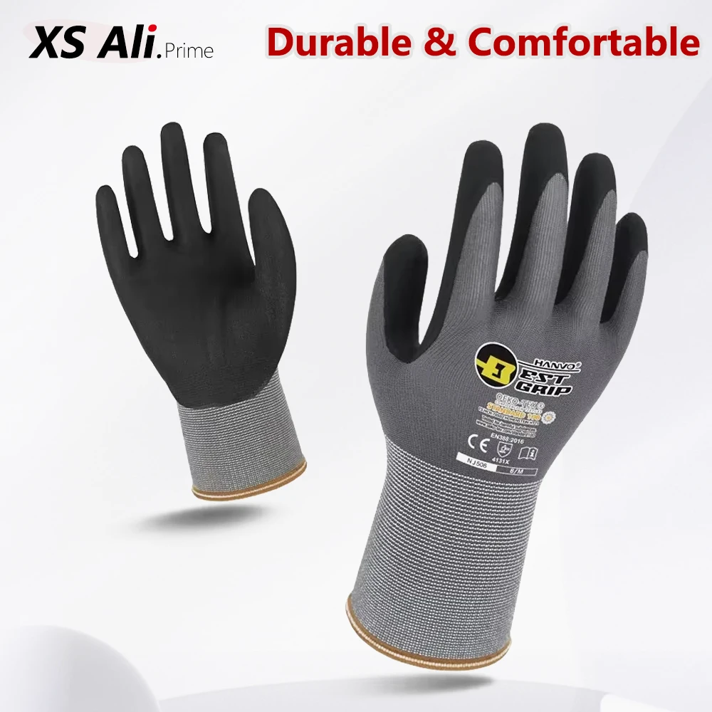 Nitrile Mechanic Glove - 1/10 คู่ ถุงมือโฟมนิทริล – กันลื่น ทนน้ำมัน