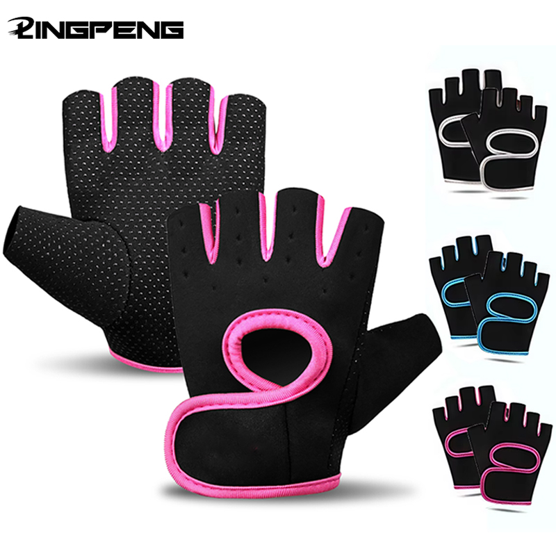 Cycling Glove Padded - กีฬากลางแจ้งถุงมือ Half Finger ผู้ชายและผู้หญิงฟิตเนสขี่จักรยานถุงมือ Rock Climbing