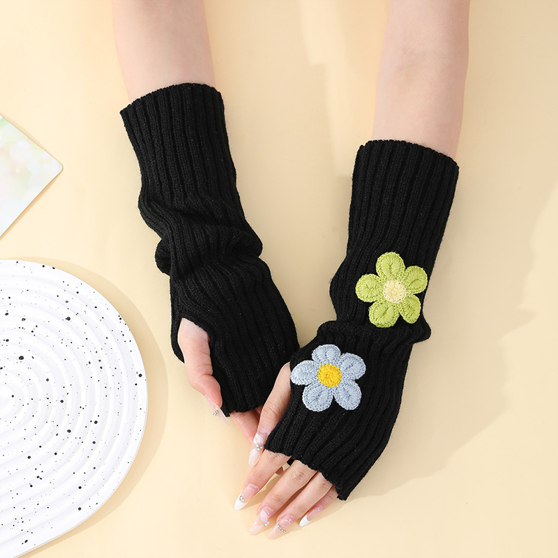 อุปกรณ์เสริมสไตล์ Y2k ปลอกแขนถ - Fingerless Glove Knit บทวิจารณ์และราคา