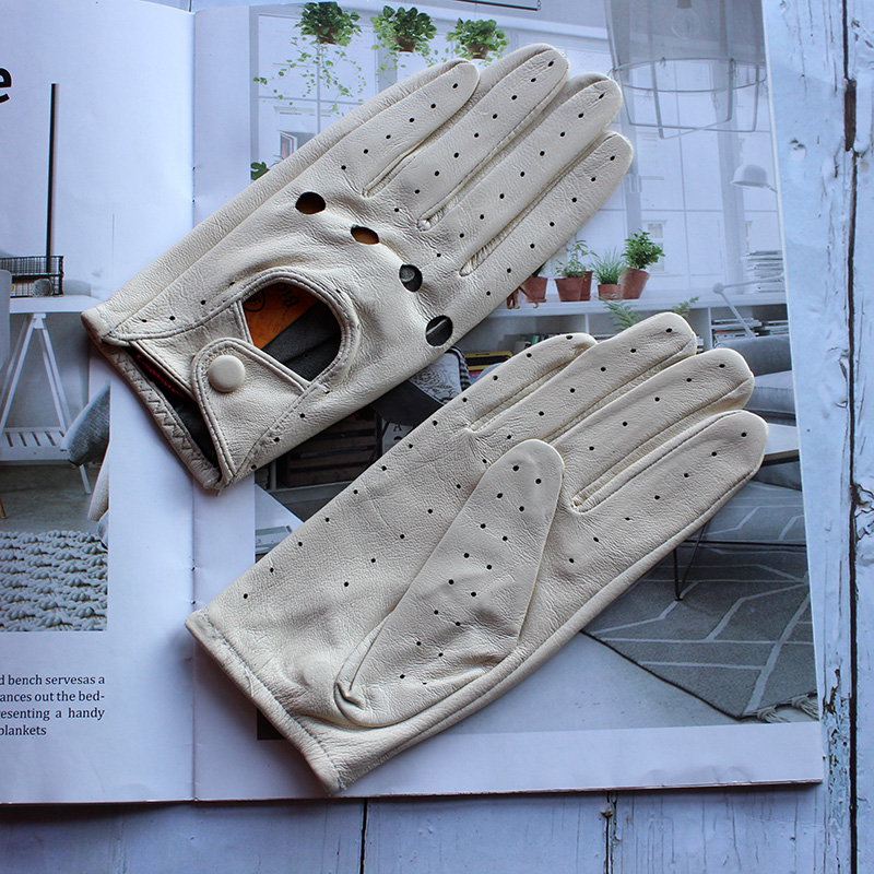 ถุงมือหนังผู้หญิงสำหรับฤดูร้อน - Leather Driving Glove บทวิจารณ์และราคา