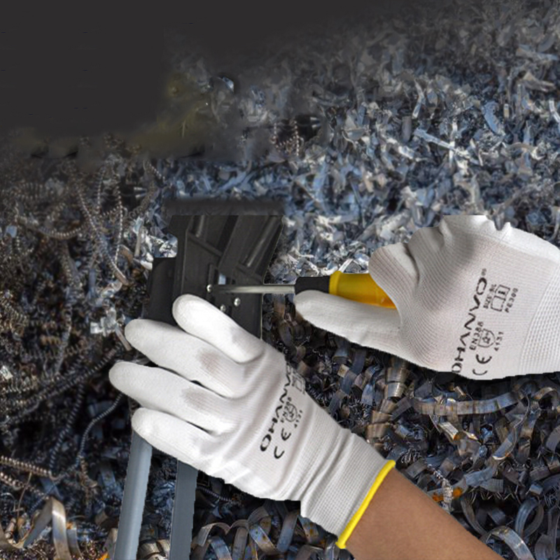 10 คู่ PU ไนไตรล์ความปลอดภัยเค - Nitrile Mechanic Glove บทวิจารณ์และราคา