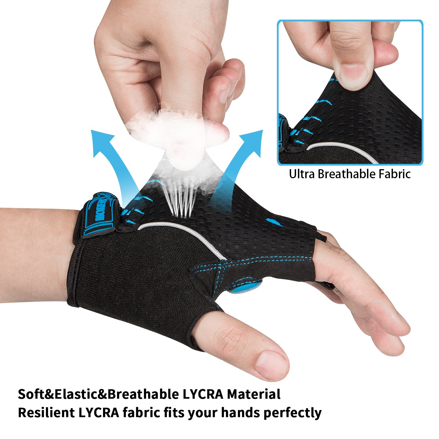 MOREOK ถุงมือขี่จักรยาน,ถุงมือ - Cycling Glove Padded บทวิจารณ์และราคา