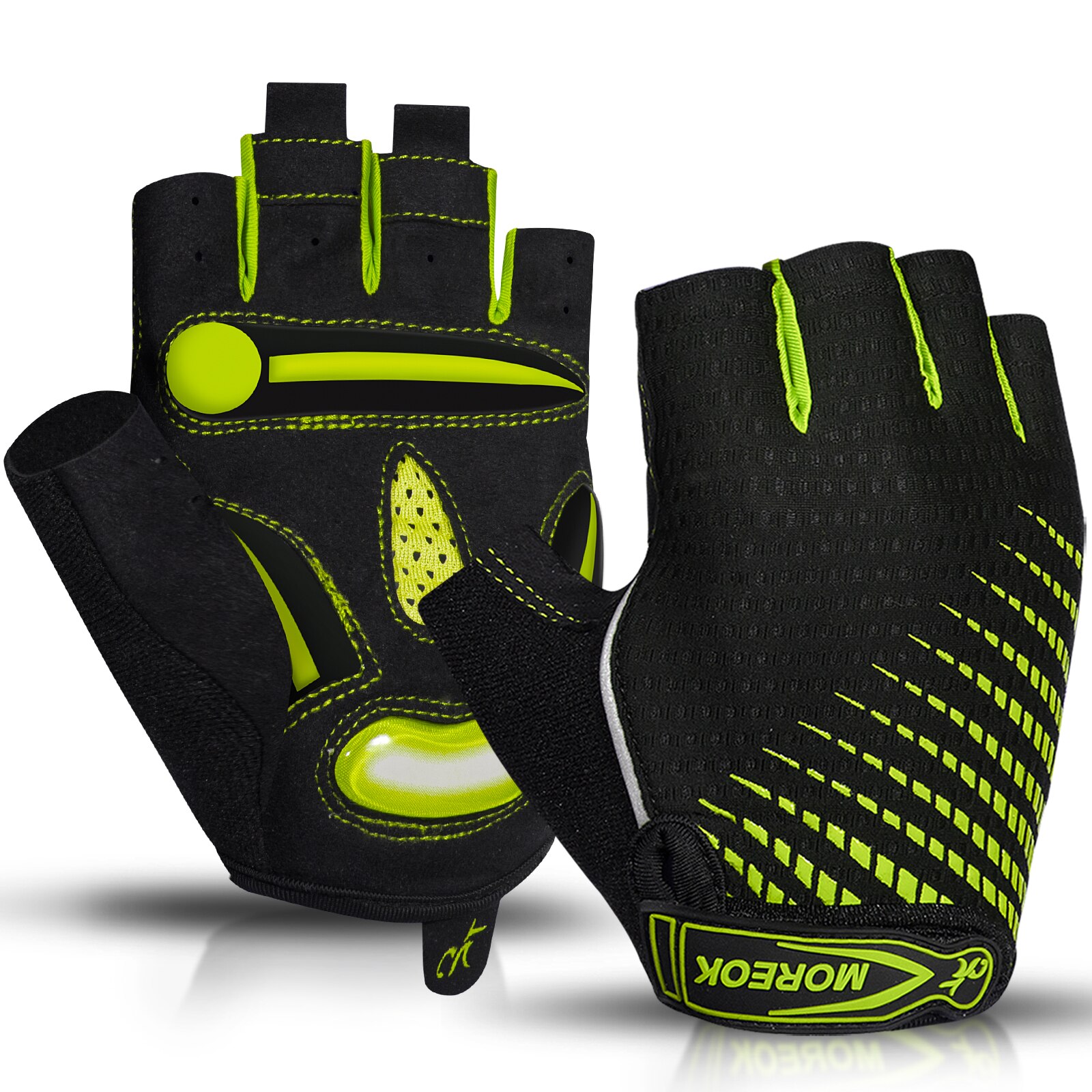 MOREOK ถุงมือขี่จักรยาน,ถุงมือ - Cycling Glove Padded บทวิจารณ์และราคา