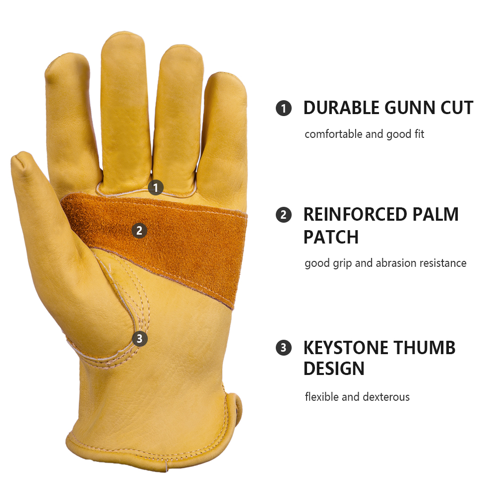 ถุงมือหนังสำหรับผู้ชาย ถุงมือท - Leather Driving Glove บทวิจารณ์และราคา