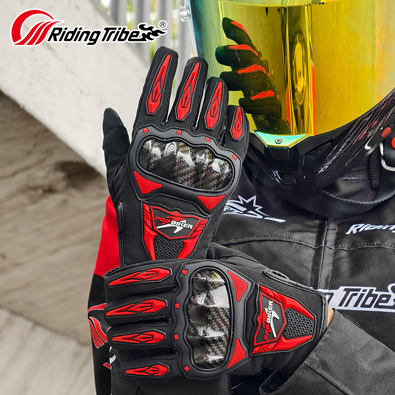 ถุงมือมอเตอร์ไซค์ RidingTribe  - Motorcycle Glove Knuckle บทวิจารณ์และราคา