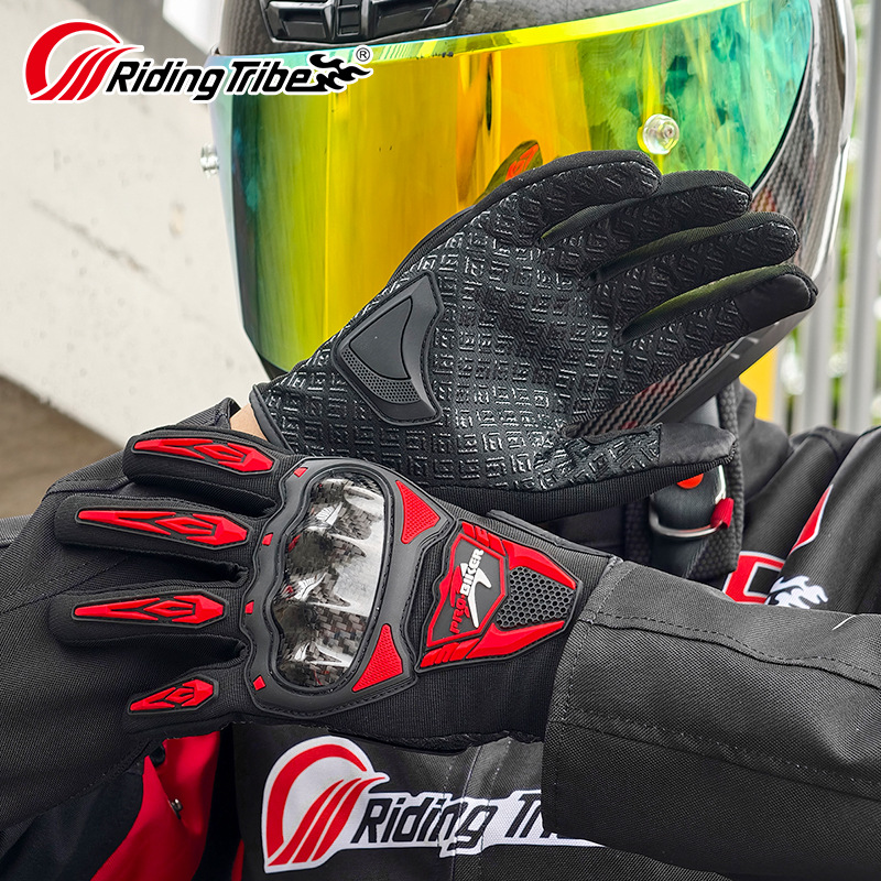 ถุงมือมอเตอร์ไซค์ RidingTribe  - Motorcycle Glove Knuckle บทวิจารณ์และราคา