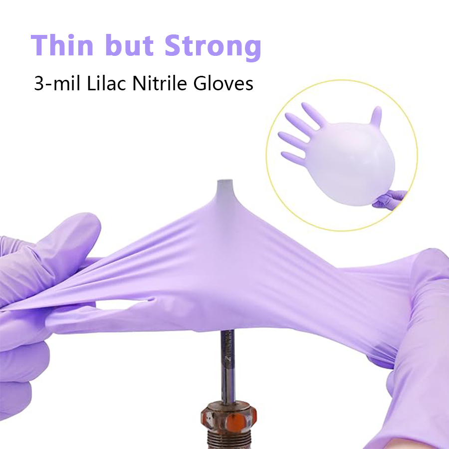 ถุงมือทําความสะอาดไนไตรล์แบบใช - Exam Glove Nitrile บทวิจารณ์และราคา