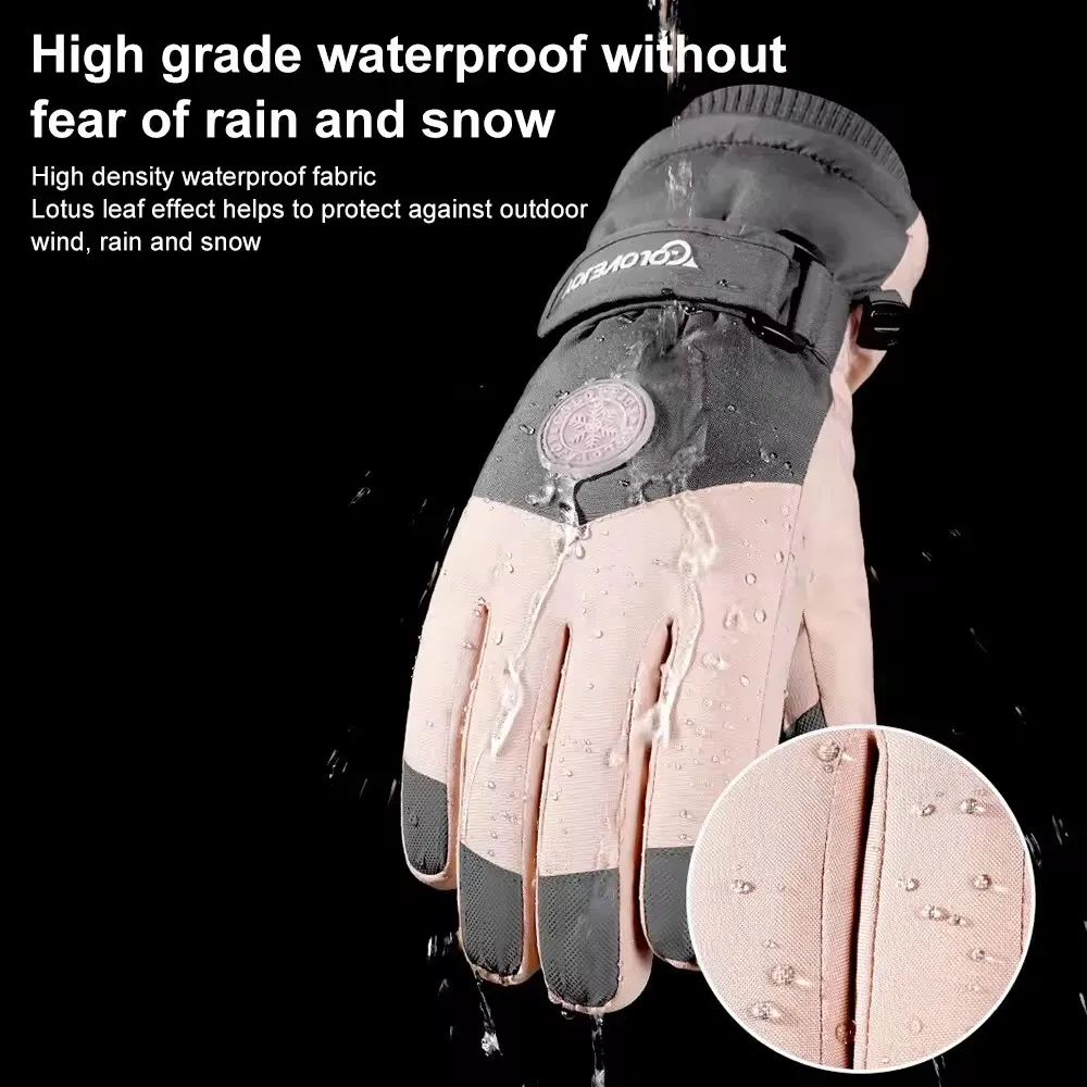 ถุงมือสกีกันน้ําผู้หญิงฤดูหนาว - Ski Glove Waterproof บทวิจารณ์และราคา