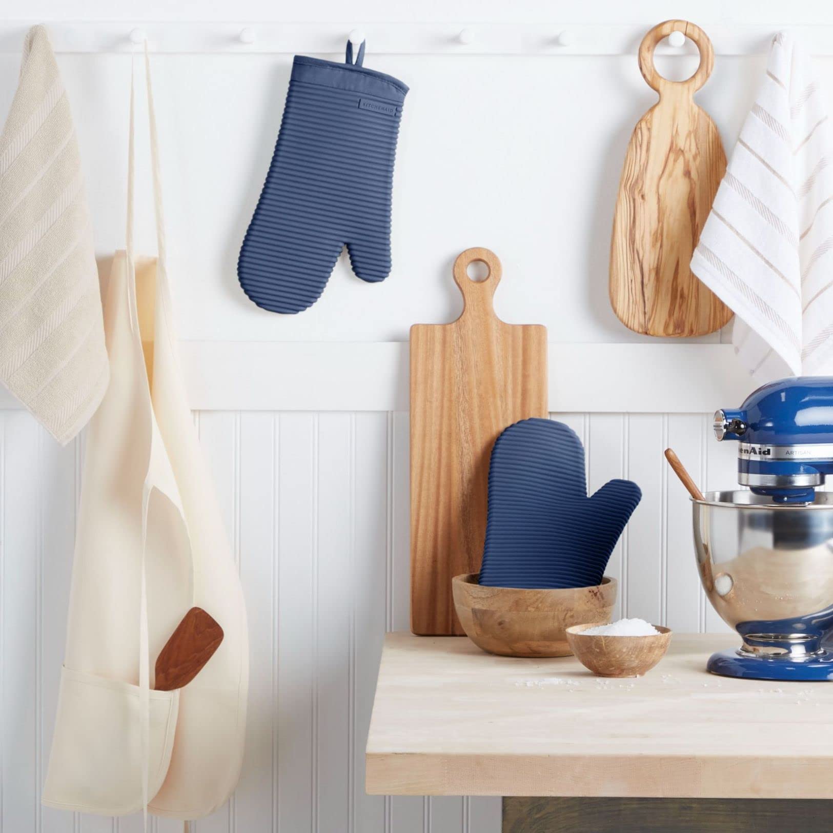 ชุดถุงมือซิลิโคนนิ่มยางวิลโลว์ - Oven Mitt Silicone บทวิจารณ์และราคา