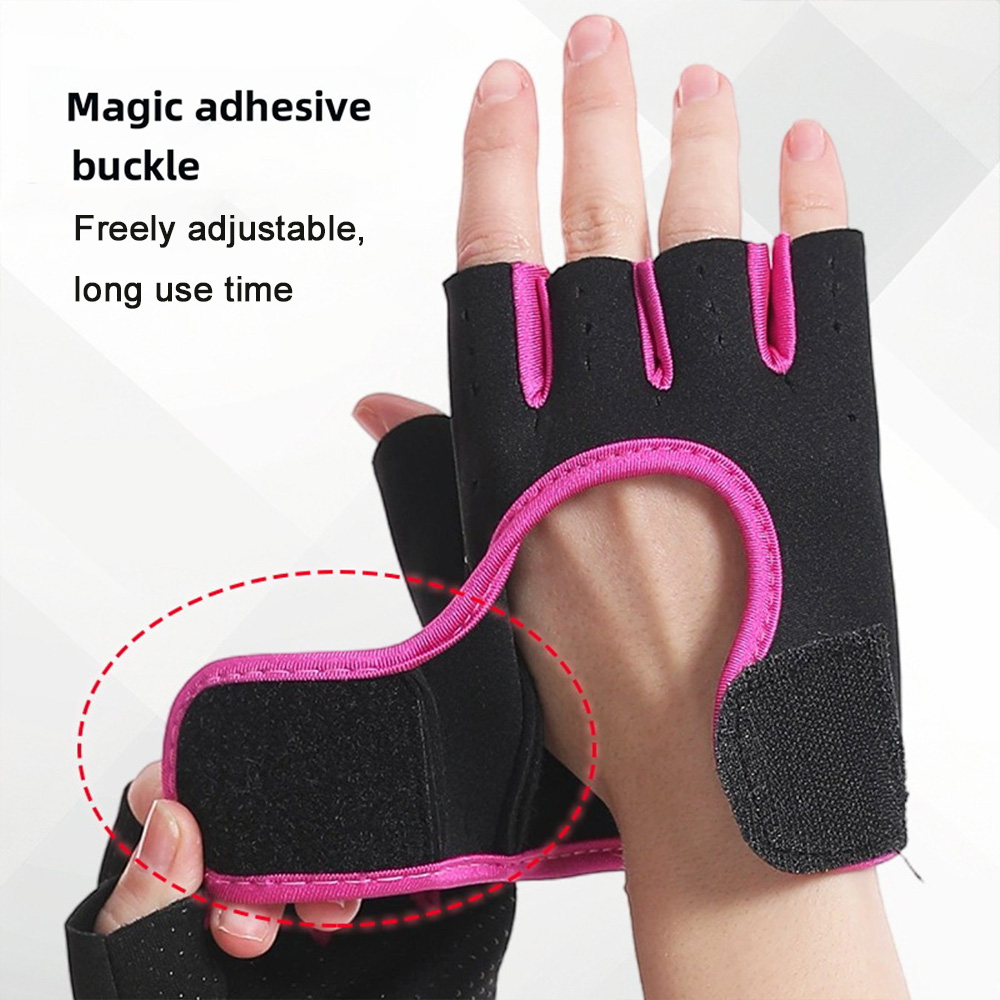 กีฬากลางแจ้งถุงมือ Half Finger - Cycling Glove Padded บทวิจารณ์และราคา