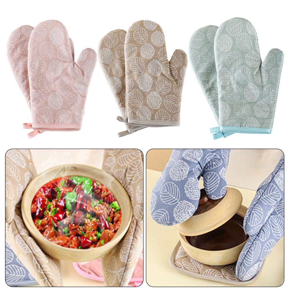 ถุงมือกันความร้อน 2 ชิ้น ถุงมื - Oven Mitt Silicone บทวิจารณ์และราคา