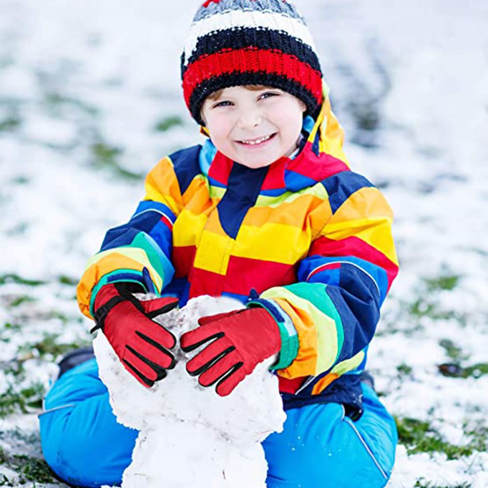 เด็กใหม่ผู้ใหญ่ฤดูหนาวหิมะถุงม - Ski Glove Waterproof บทวิจารณ์และราคา