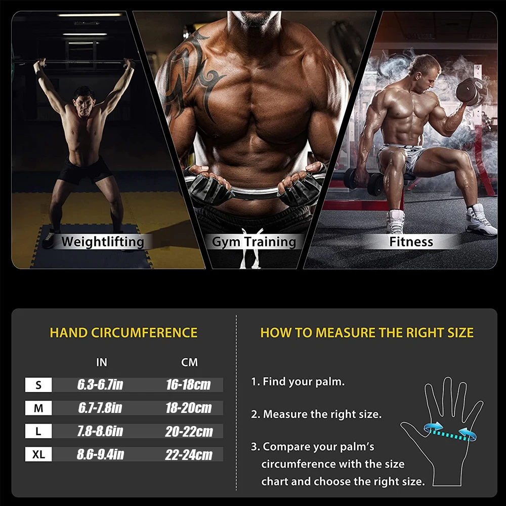 1 คู่ Half Finger GYM Fitness  - Cycling Glove Padded บทวิจารณ์และราคา