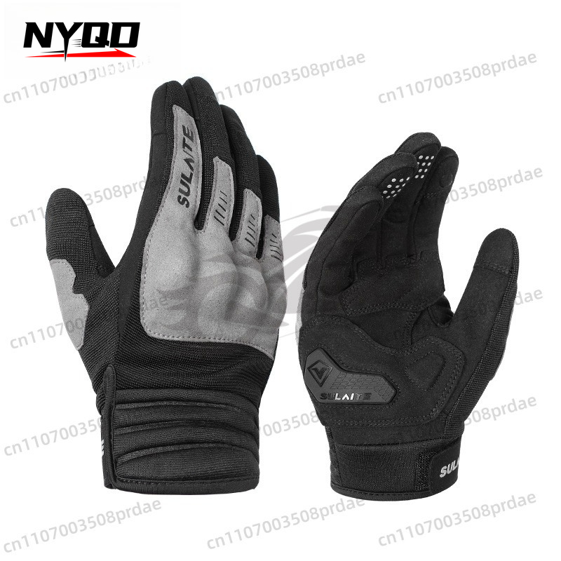 ถุงมือมอเตอร์ไซค์แบบเต็มนิ้ว ส - Motorcycle Glove Knuckle บทวิจารณ์และราคา