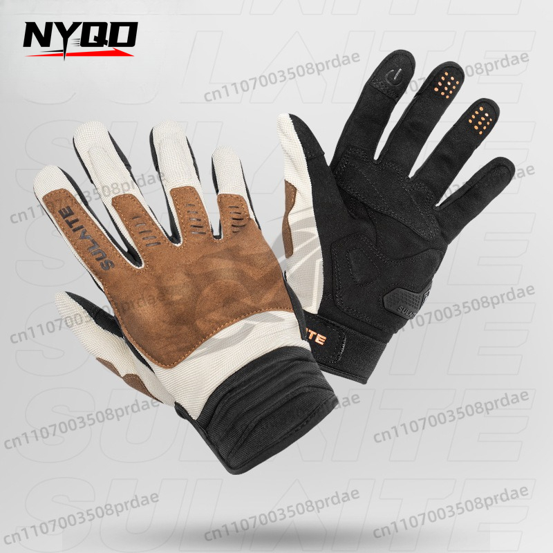 ถุงมือมอเตอร์ไซค์แบบเต็มนิ้ว ส - Motorcycle Glove Knuckle บทวิจารณ์และราคา