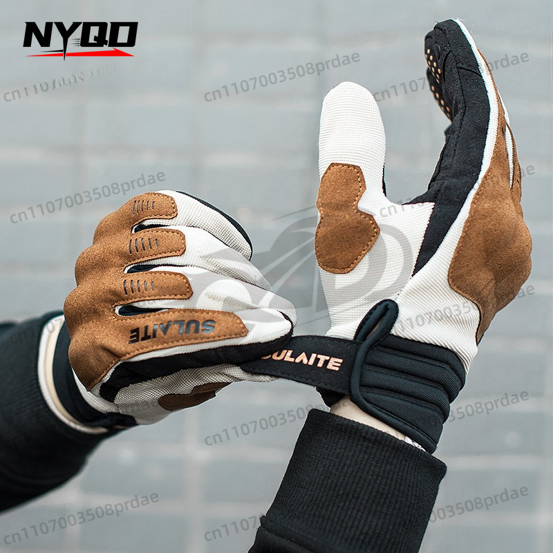 ถุงมือมอเตอร์ไซค์แบบเต็มนิ้ว ส - Motorcycle Glove Knuckle บทวิจารณ์และราคา