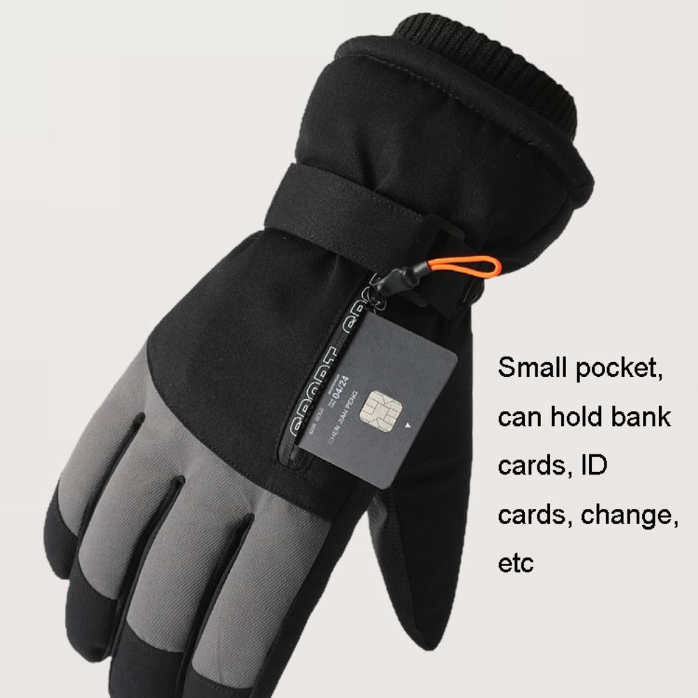 ถุงมือกันลมกันหนาวสำหรับฤดูหนา - Ski Glove Waterproof บทวิจารณ์และราคา