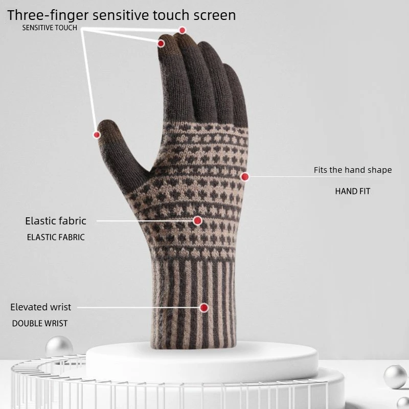 ถุงมือหน้าจอสัมผัสสำหรับผู้ชาย - Wool Glove Lined บทวิจารณ์และราคา